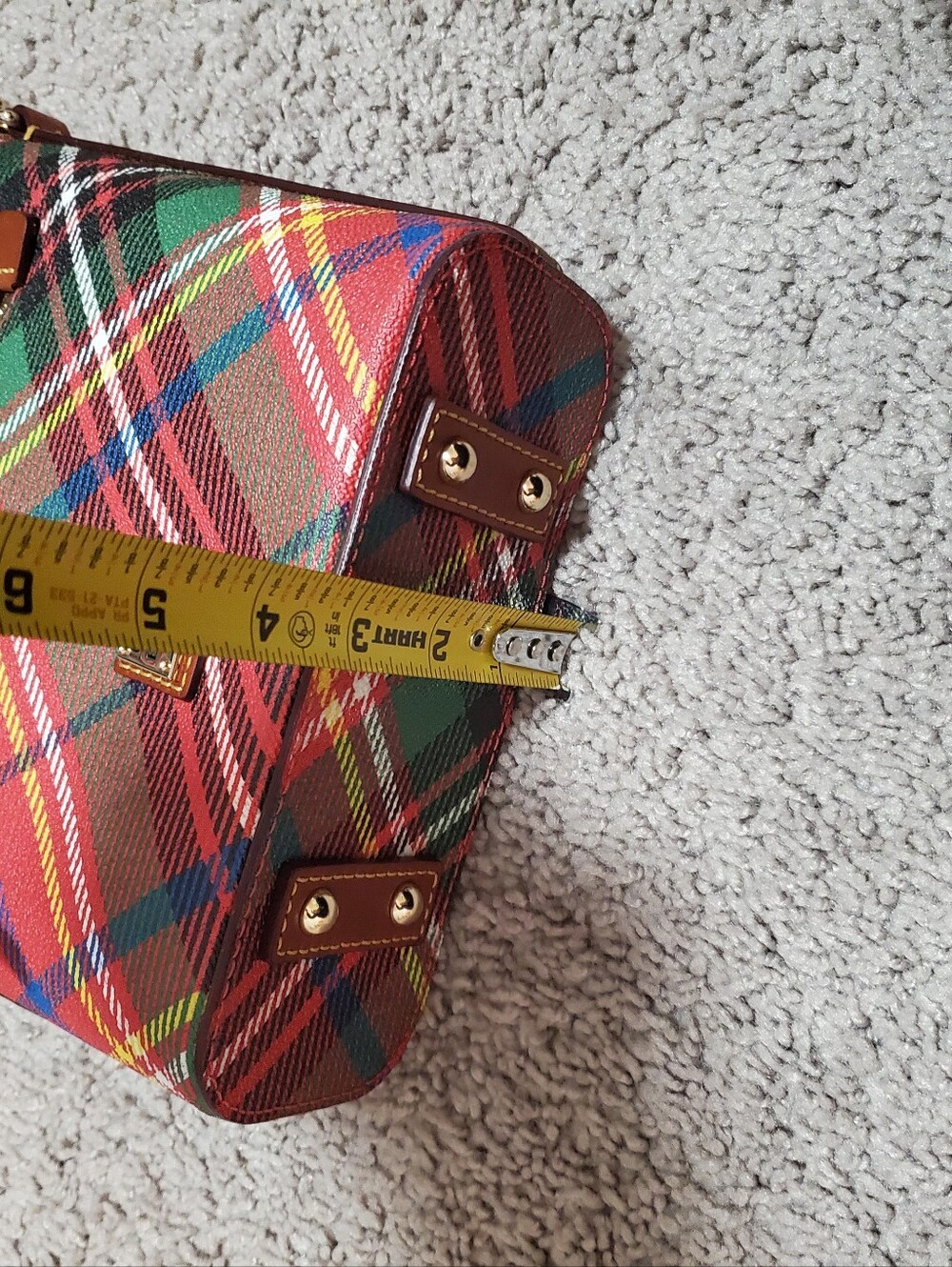 Dooney And Bourke Tartan Small Crossbody Bag - Picture 5 of 10